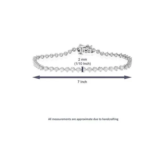 Amairah 14K 2.00 Ct. Tw. Lab-Grown Diamond Tennis Bracelet